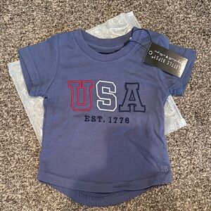 Little Bipsy Kids Navy USA Tee